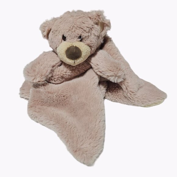 Kellytoy Teddy Bear Lovey 14 Inch Security Blanket Plush Stuffed Animal Toy - Picture 1 of 6